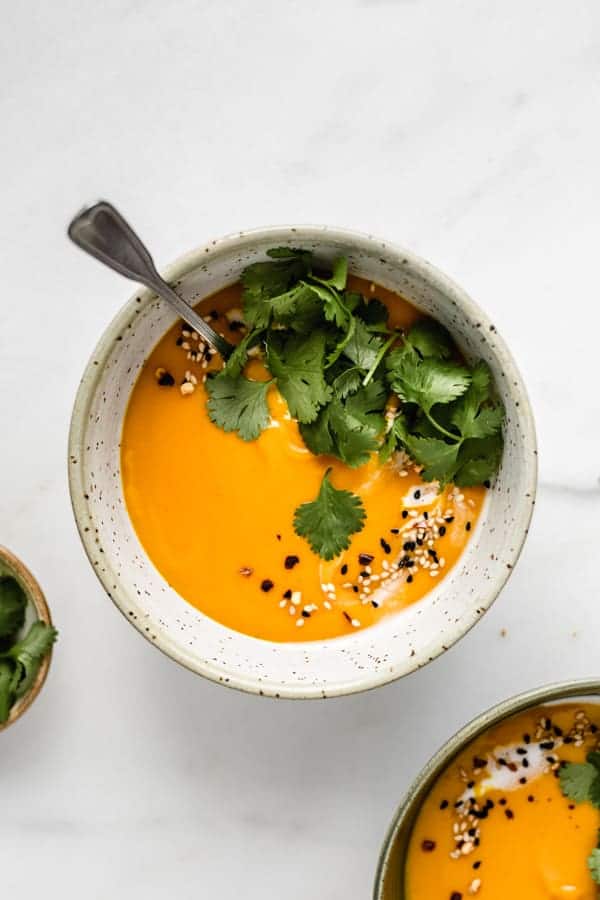 Spicy Thai Butternut Squash Soup