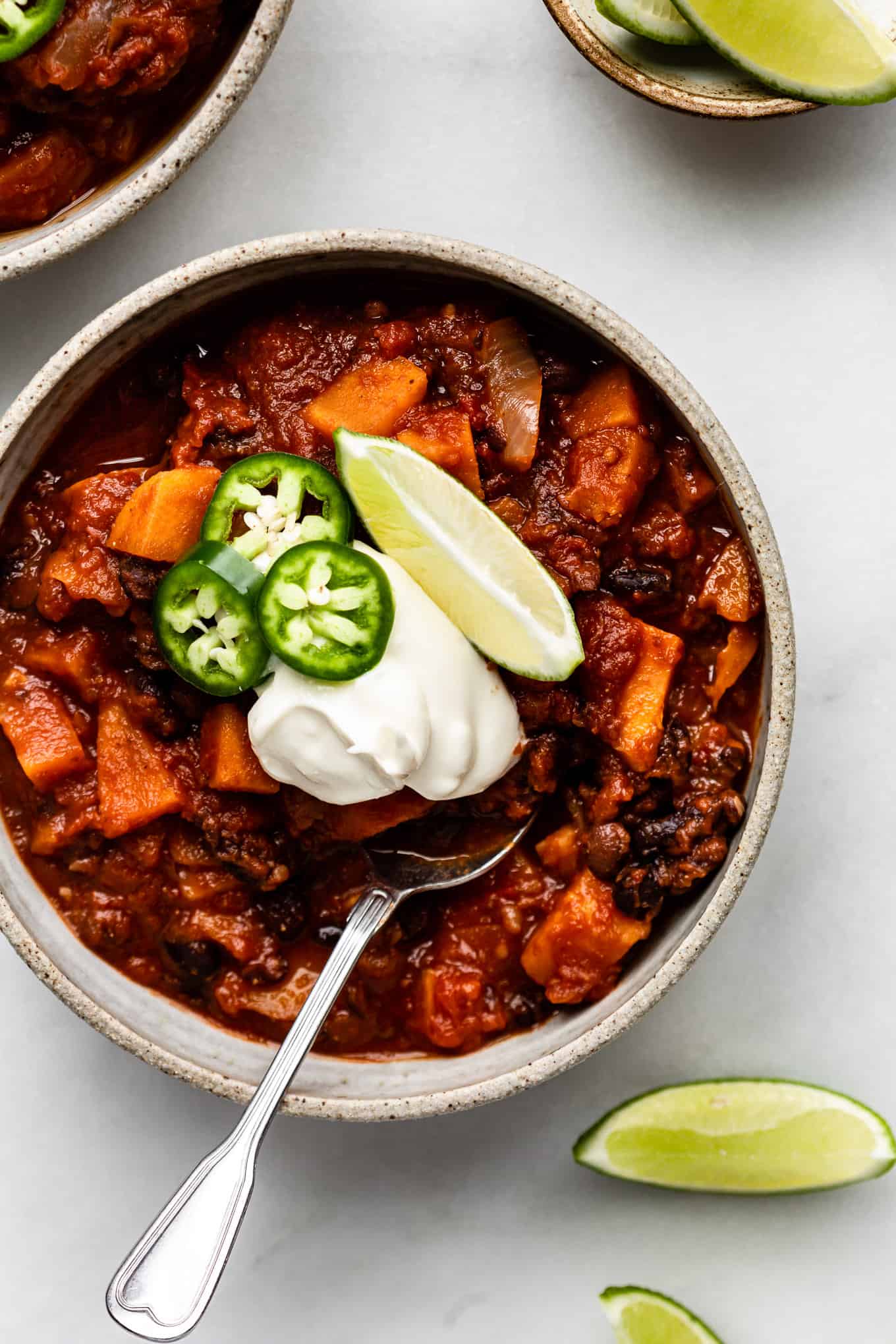 Easy Sweet Potato Black Bean Chili