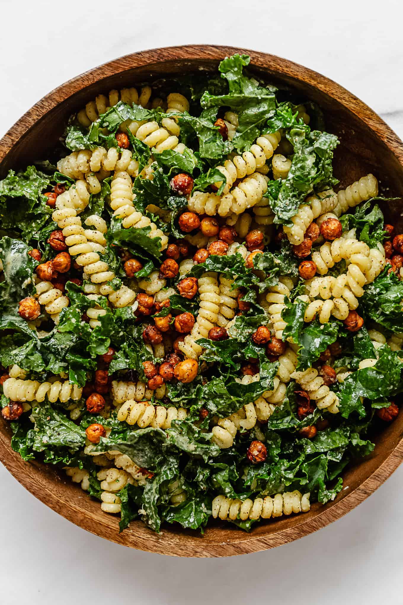 Kale Caesar Pasta Salad – Choosing Chia